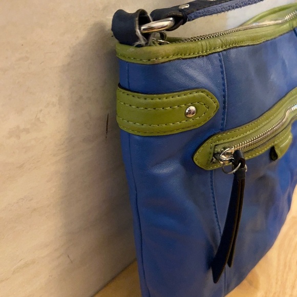 Blue and Green Crossbody Shoulder Bag - Brand Unknown - Picture 4 of 14